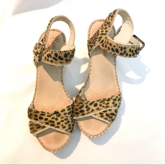 Leather and Fur Spanish Espadrille Sandel 🤍 - Picture 2 of 7